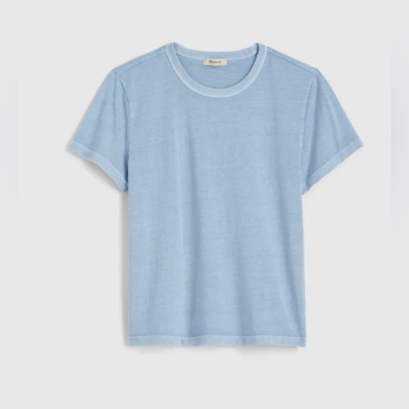 Madewell Perfect Tee- Iced Blue - Picture 4 of 7